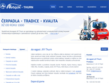 Tablet Screenshot of akvagast.cz